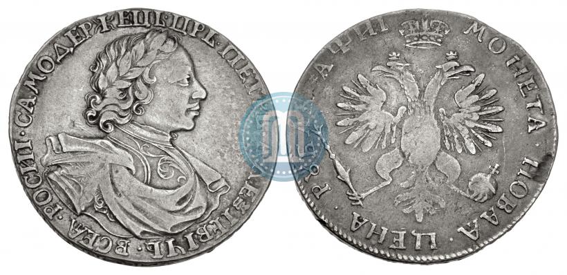 Picture 1 rouble 1718 year L 