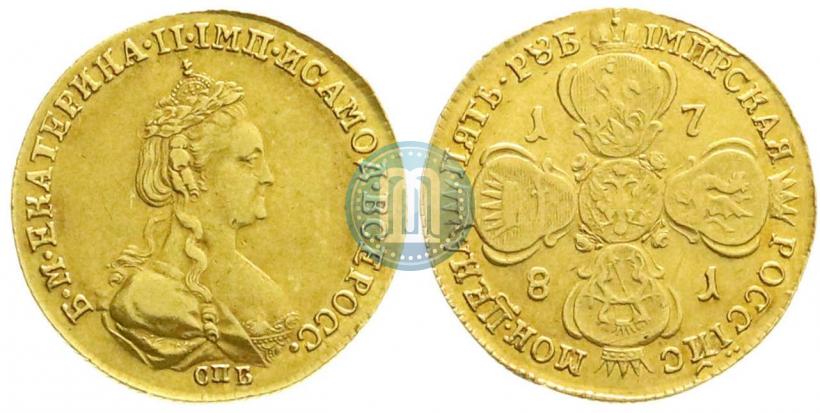 Picture 5 roubles 1781 year СПБ 
