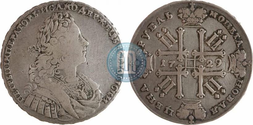 Picture 1 rouble 1729 year  "Type of 1728"