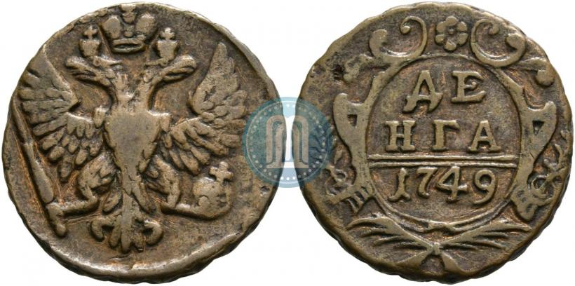 Фото Денга 1749 года  
