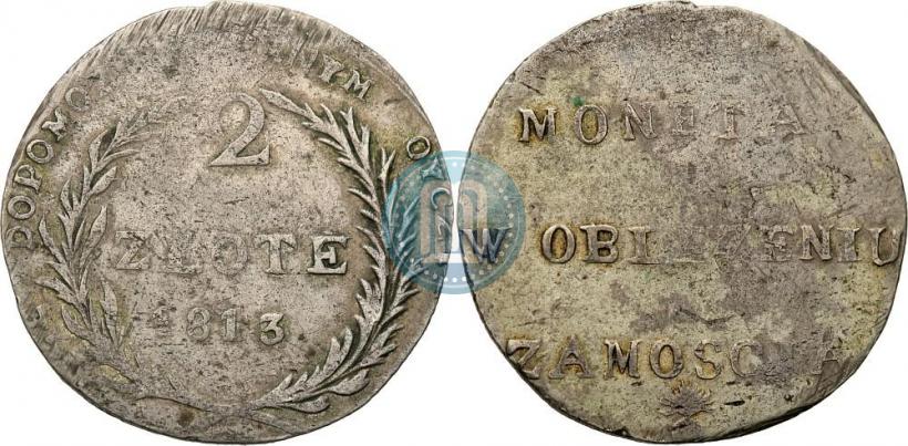 Picture 2 złote 1813 year  