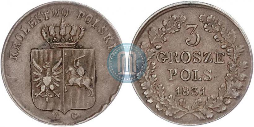 Picture 10 groszy 1831 year KG "Polish uprising"