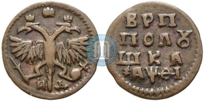 Фото Полушка 1719 года НД 