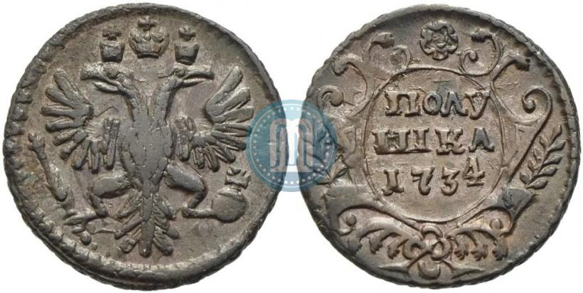 Picture Polushka 1734 year  