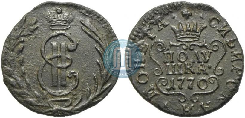 Фото Полушка 1770 года КМ 