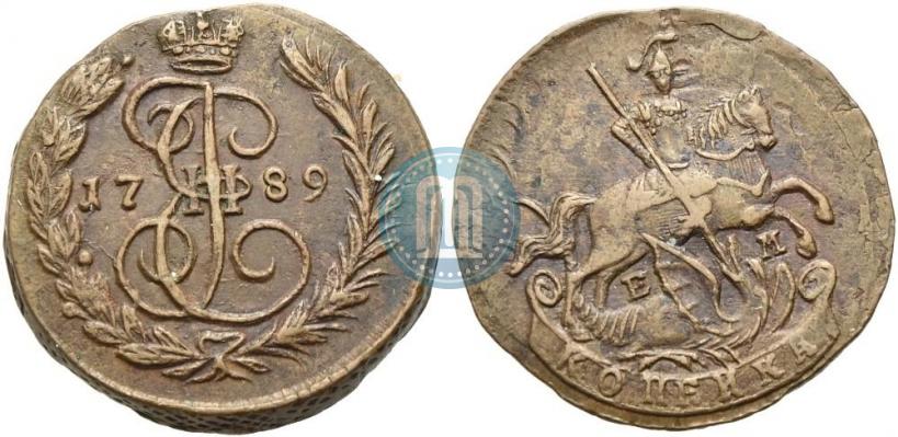Фото 1 копейка 1789 года ЕМ 