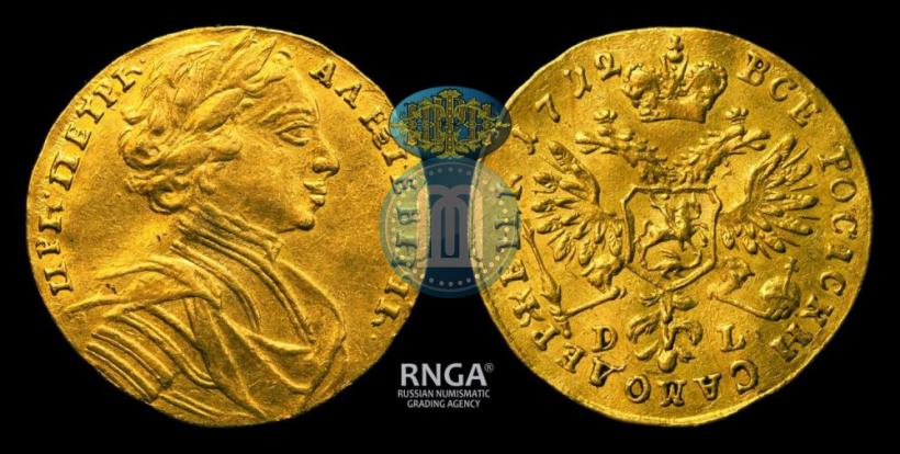 Picture 1 ducat 1712 year D-L 