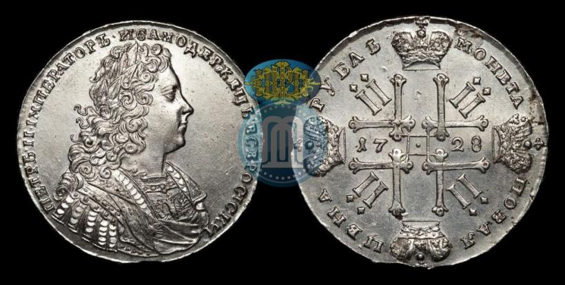 Picture 1 rouble 1728 year  "Type of 1728"