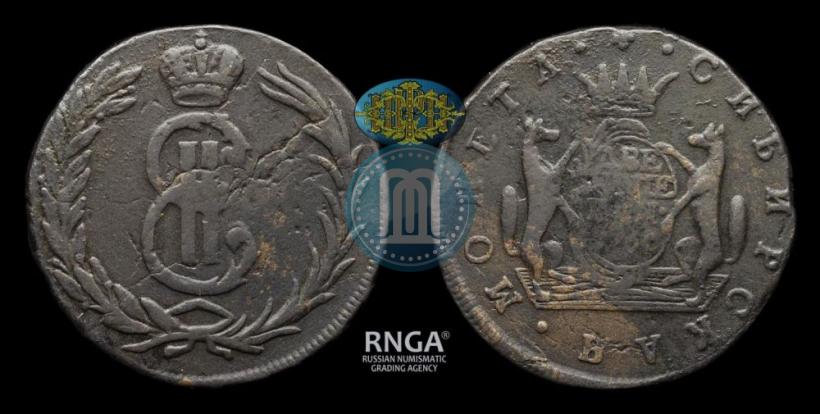 Фото 2 копейки 1766 года  
