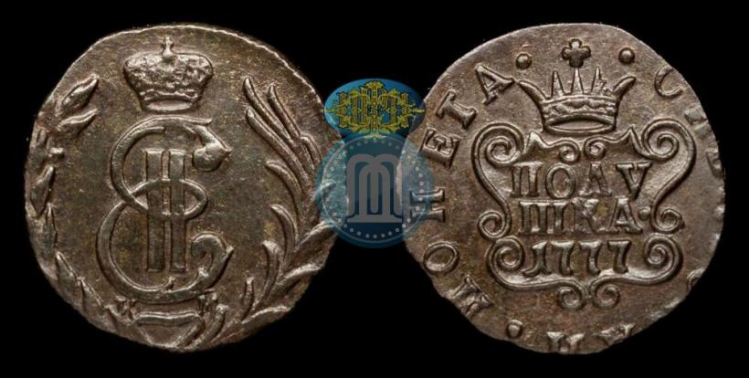 Фото Полушка 1777 года КМ 