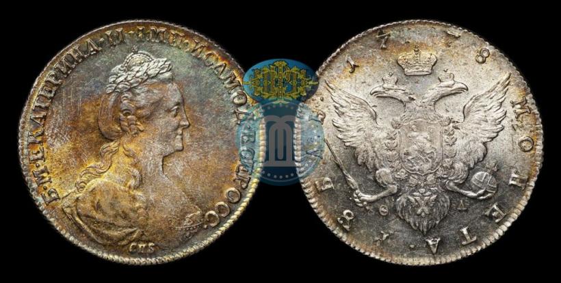 Picture 1 rouble 1778 year СПБ-ФЛ 