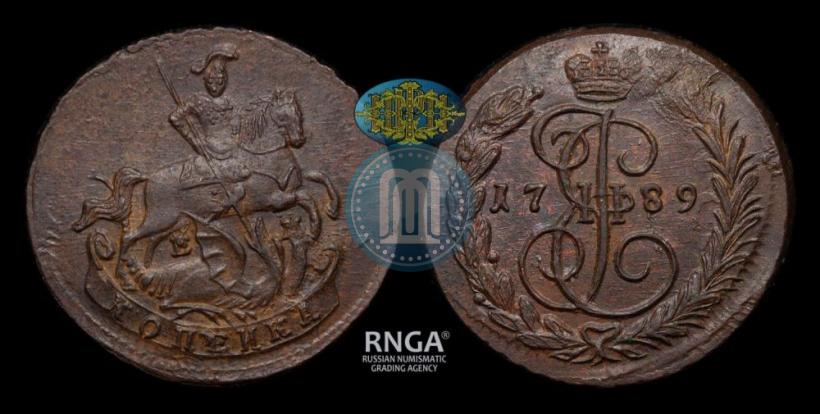 Фото 1 копейка 1789 года ЕМ 