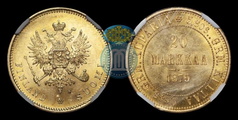Picture 20 markkaa 1879 year S 