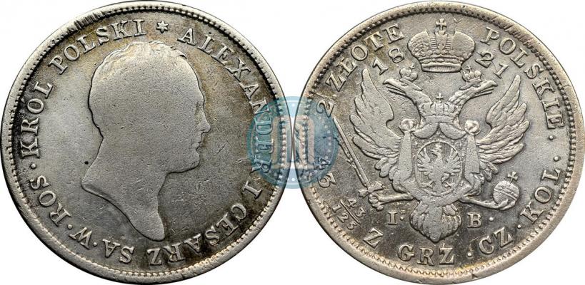 Picture 2 złote 1821 year IB 
