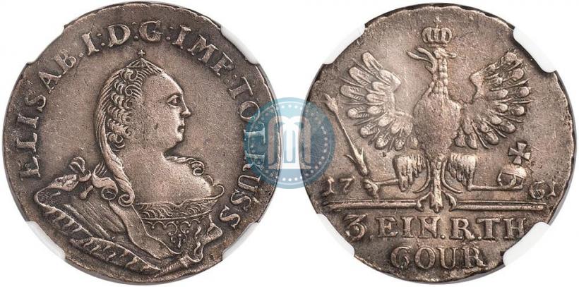 Picture 1/3 Thaler 1761 year  