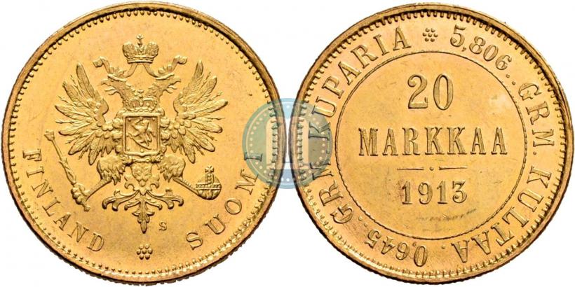 Фото 20 марок 1913 года S 