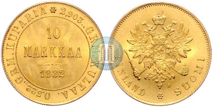 Picture 10 markkaa 1882 year S 