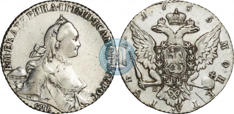 Picture 1 rouble 1765 year СПБ-ЯI 
