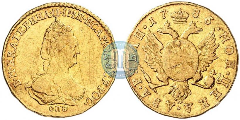 Picture 2 roubles 1785 year СПБ 