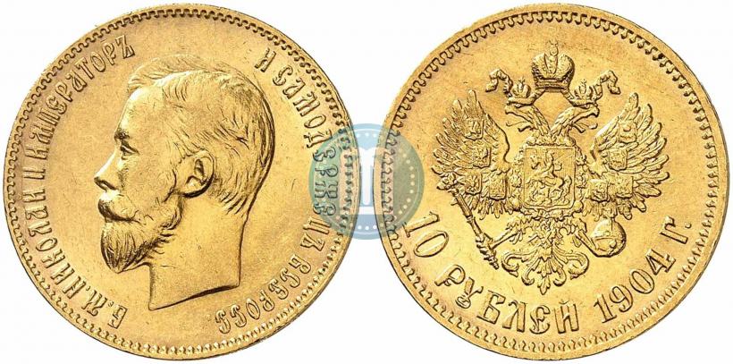 Picture 10 roubles 1904 year (АР) 