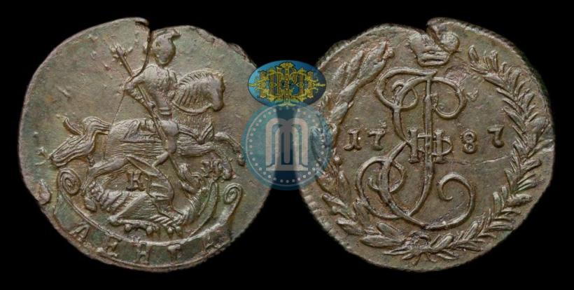 Фото Денга 1787 года КМ 