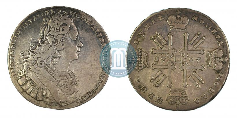 Picture 1 rouble 1727 year  "Moscow type"