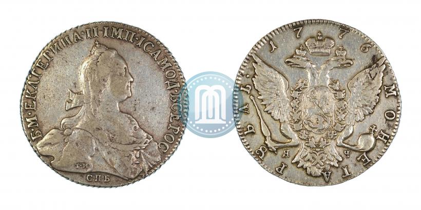 Picture 1 rouble 1776 year СПБ-ЯЧ 
