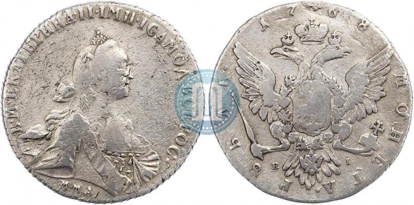 Picture 1 rouble 1768 year ММД-EI 
