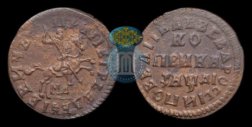 Picture 1 kopeck 1714 year МД 