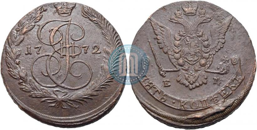 Фото 5 копеек 1772 года ЕМ 