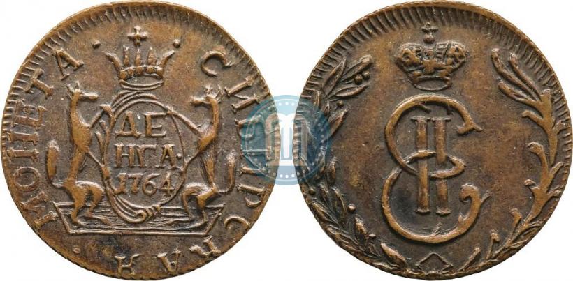 Фото Денга 1764 года  