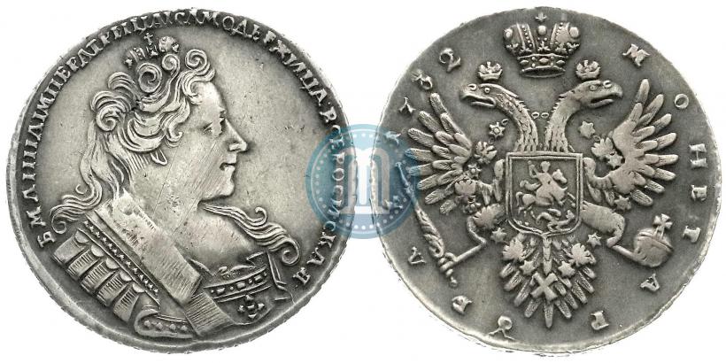 Picture 1 rouble 1732 year  