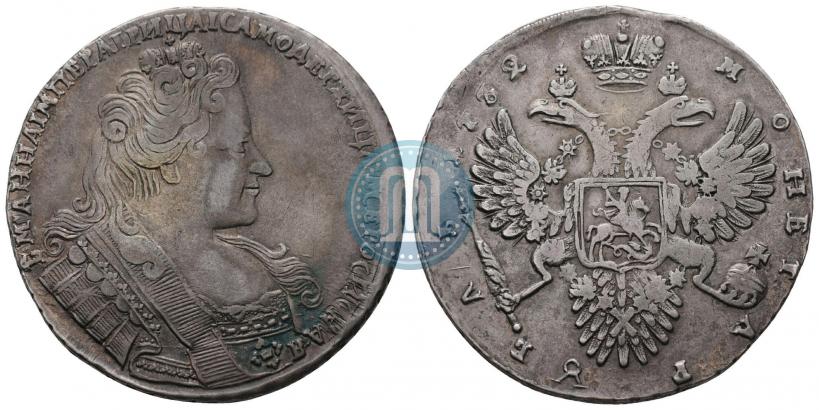 Фото 1 рубль 1732 года  