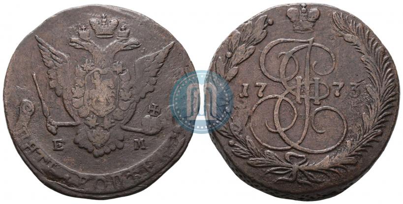 Фото 5 копеек 1769 года ЕМ 