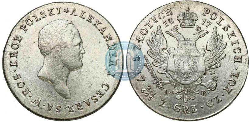 Picture 5 złotych 1817 year IB 