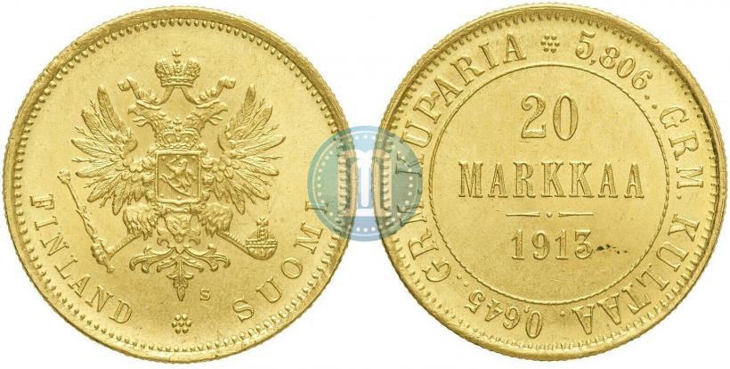 Picture 20 markkaa 1913 year S 