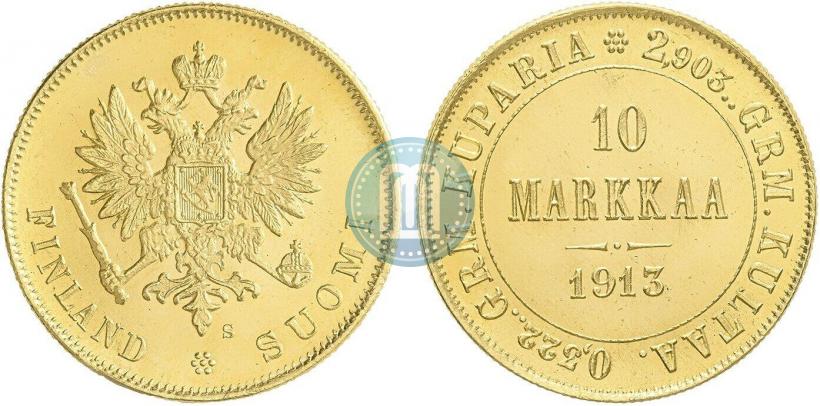 Picture 10 markkaa 1913 year S 