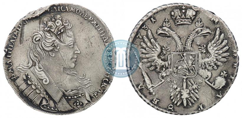 Picture 1 rouble 1731 year  