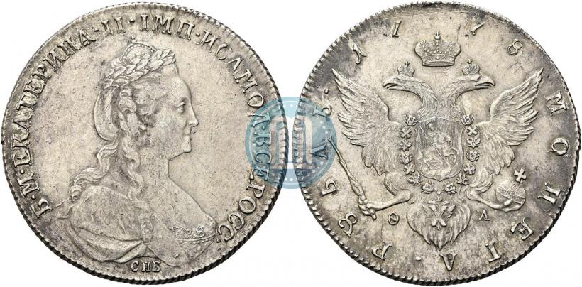 Фото 1 рубль 1778 года СПБ-ФЛ 