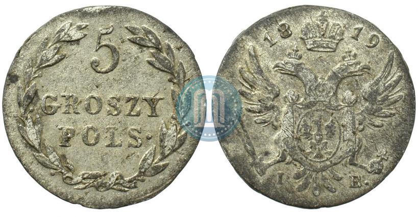 Picture 5 groszy 1819 year IB 