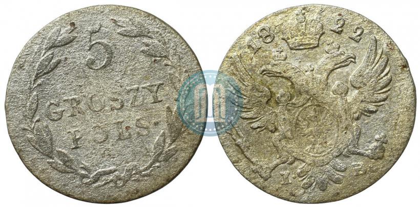 Picture 5 groszy 1822 year IB 