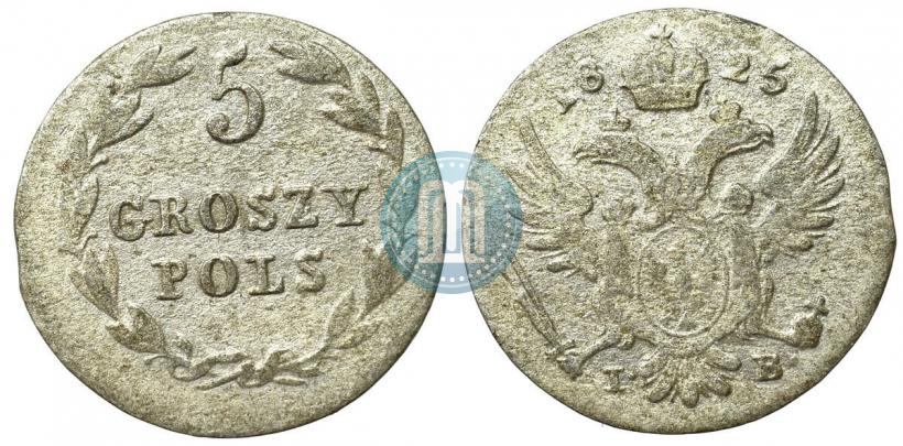 Picture 5 groszy 1825 year IB 