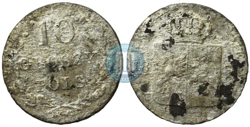 Picture 10 groszy 1831 year KG "Polish uprising"
