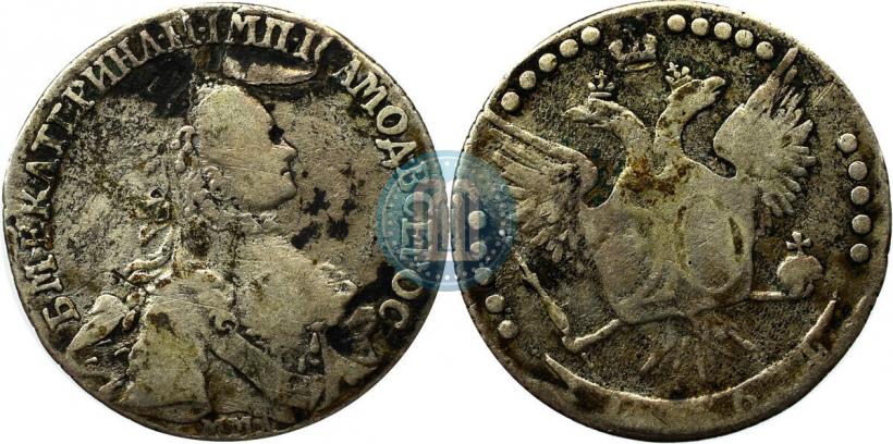 Фото 20 копеек 1764 года ММД 