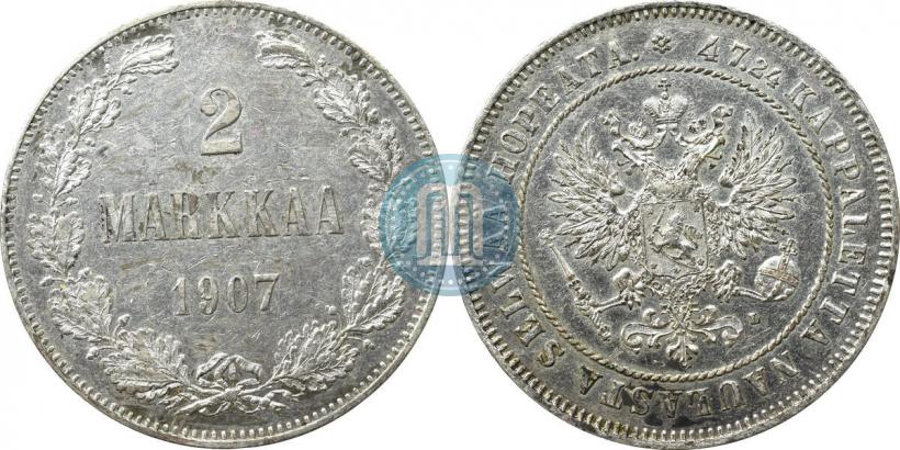 Picture 2 markkaa 1907 year L 
