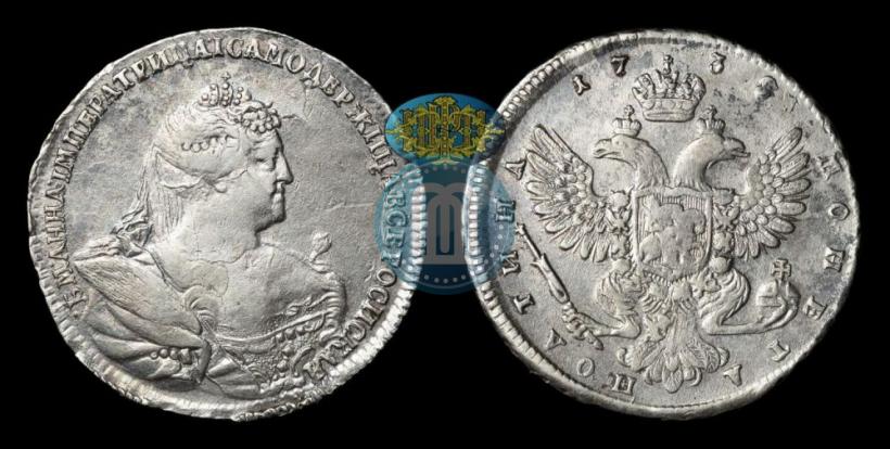 Picture Poltina 1738 year  "Moscow type"