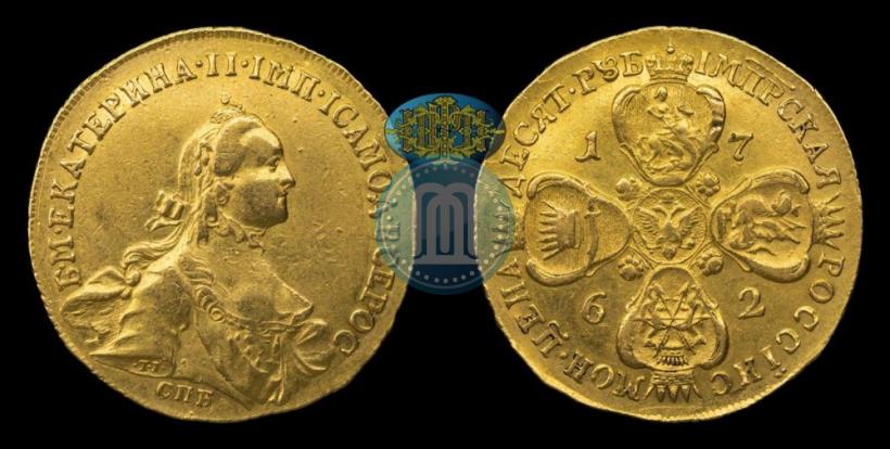 Picture 10 roubles 1762 year СПБ 