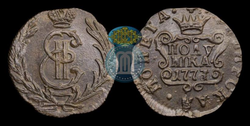 Фото Полушка 1777 года КМ 