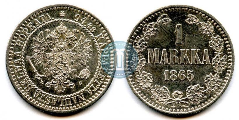 Фото 1 марка 1865 года S 