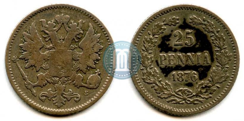 Фото 25 пенни 1876 года S 